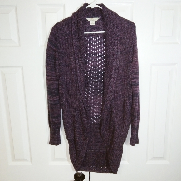 Bob Timberlake Navy & Purple Cardigan Sweater M - Picture 3 of 8
